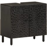 vidaXL Kupaonski ormarić za umivaonik crni 62x33x58 cm od drva manga Cijene