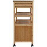  Kuhinjska Kolica s Kotačima Prirodna 59,5 x 36 x 82 cm Bambus | Eponuda.com