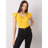 Italy Moda Blouse-DHJ-BZ-13301.34P-yellow | Shoptok.si