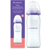 Staklena bočica za hranjenje s NaturalWave® dudom srednjeg protoka - 240ml