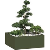  Sadilica maslinastozelena 100x100x40 cm od čelika | Eponuda.com