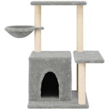 vidaXL Mačje drevo s praskalniki iz sisala svetlo sivo 83 cm | Shoptok.si