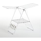 Rayen Večnamensko jekleno stojalo za perilo belo/sivo, 145 x 61 x 98 cm | Shoptok.si