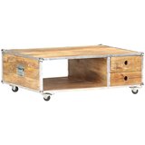  Stolić za kavu 89 x 59 x 33 cm od masivnog grubog drva manga | shoptok.hr