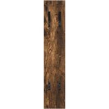  Vješalica za kapute na zidu Dimljeni hrast 20 x 1,5 x 100 cm | shoptok.hr