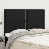  Uzglavlja 4 kom crni 72 x 5 x 78/88 cm od tkanine | shoptok.hr