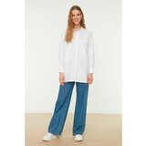 Trendyol White Pocket Detailed Woven Shirt | shoptok.hr