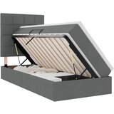 vidaXL Postelja s shranjevanjem Temno siva 90 x 190 cm Umjetno usnje, (5000099733) | Shoptok.si