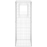  Gabionske stupne košare 2 kom 50 x 50 x 140 cm željezne | shoptok.hr