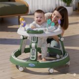  360° podesiva dječja hodalica s AI glazbenom igraćom pločom i tihim kotačima | shoptok.hr