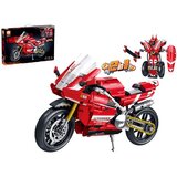  2u1 kockice za sastavljanje motora/robota 594kom. crveni | shoptok.hr