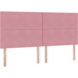  s madracem i skladištem Ružičasta 200 x 200 cm Baršun | shoptok.hr