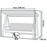 SUNFUN Zaštitna navlaka za Hollywood ljuljačku (Poliester, D x Š x V: 240 x 140 x 170 cm) | shoptok.hr