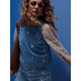 Sinsay Traper top s cvjetnim vezom | shoptok.hr