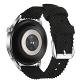 INF Hitro snemljiv najlonski pašček za uro Huawei Watch 3/4 GT3 - 20 mm Black, (21741232) | Shoptok.si