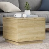  The Living Store Klubska mizica z LED lučkami sonoma hrast 50x50x40 cm - Klubska Mizica, (21440853) Cene