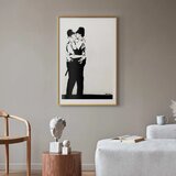  Plakat - The Policemen\'s Kiss 60x90 Zlatni okvir s margom | shoptok.hr