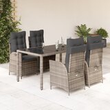  9-dijelni vrtni blagovaonski set sivi od poliratana | shoptok.hr