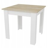  Set kvadratnog stola 80x80 sonoma hrast + 4 sive MARK stolice | shoptok.hr