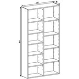 Boxxx REGAL 80/160/26 cm antracit | Shoptok.si