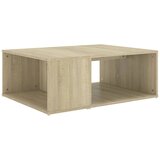 Maison Chic Klubska mizica - kavna mizica - Nizka mizica sonoma hrast 90x67x33 cm iverna plošča, (21752620) Cene