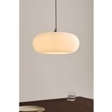Jotex Bela/v mat srebrni barvi viseča svetilka iz opalnega stekla ø 43 cm Thalia – | Shoptok.si