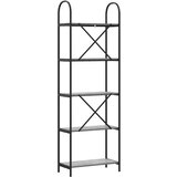 vidaXL Polica Sivi hrast sonoma 60 x 30 x 183 cm Konstruirano drvo | shoptok.hr