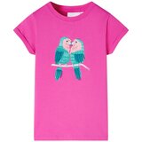  Dječja majica tamnoružičasta 128 | shoptok.hr