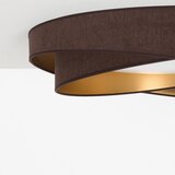 Brilagi Plafonsko LED svetlo VELVET TWIST LED/24W/230V 4000K prečnik 55 cm smeđa/zlatna | Eponuda.com