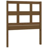 vidaXL Posteljno vzglavje medeno rjavo 105,5x4x100 cm trdna borovina, (20646017) | Shoptok.si