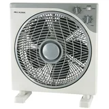 PROKLIMA Talni ventilator (bel, siv, umetna masa, 50 W)