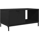 vidaXL Klubska miza Črna 90 x 49 x 46 cm Konstruiran les | Shoptok.si