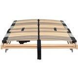 LEŽAJ s letvicama Smeđa 100 x 190 cm Čvrsto drvo bukve | shoptok.hr