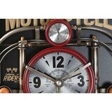  Zidni sat Home ESPRIT Crna Crvena zlatan PVC Metal Motorcikl Vintage 60 x 18 x 120 cm | shoptok.hr