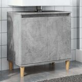 vidaXL Ormarić za umivaonik siva boja betona 58 x 33 x 60 cm drveni | shoptok.hr