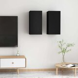 TV ormarići 2 kom crni 30 5 x 30 x 60 cm od iverice | shoptok.hr