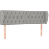 Maison Chic vzglavna omarica - nočna omarica - posteljna omarica z ušesi svetlo sivo 147x23x78/88 cm blago, (21713273) | Shoptok.si