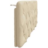 vidaXL Jastuk za uzglavlje krem 120 cm od tkanine | shoptok.hr