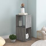  The Living Store Vrtljiva omarica betonsko siva 34,5x34,5x75,5 cm iverna plošča - Vrtljiva Omarica, (21554679) Cene