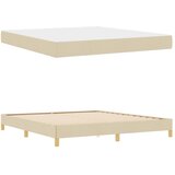  s opruga kutije s uzglavljem Krema 180 x 200 cm tkanina | shoptok.hr