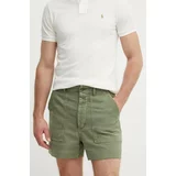 Polo Ralph Lauren Bombažne kratke hlače zelena barva, 211949934