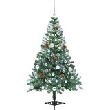 vidaXL Umestno božično drevo med 150 LED Zelena 150 cm PVC in Jeklo | Shoptok.si