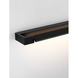 Nova Luce Mat črna aluminijasta LED stenska svetilka Arga – | Shoptok.si
