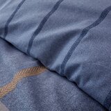 Catherine Lansfield Temno modra podaljšana flanelna posteljnina za zakonsko posteljo 230x220 cm Melrose Tweed Check – | Shoptok.si