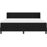 s opruga kutije s uzglavljem Crna 200 x 180 cm tkanina | shoptok.hr