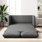vidaXL Kauč na razvlačenje tamnosivi 112x174x55 cm od tkanine | shoptok.hr