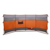 vidaXL Vetrobran za kampiranje sivo oranžen 366x152x152 cm vodoodporen | Shoptok.si