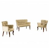 Atelier Del Sofa sofa i dve fotelje paris walnut wooden light brown cene