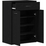  Polica za cipele Crni hrast 60 x 35 x 84 cm Konstruirano drvo | Eponuda.com