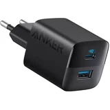 323 33W USB-C zidni punjač 2-porta (USB-A i USB-C), crni